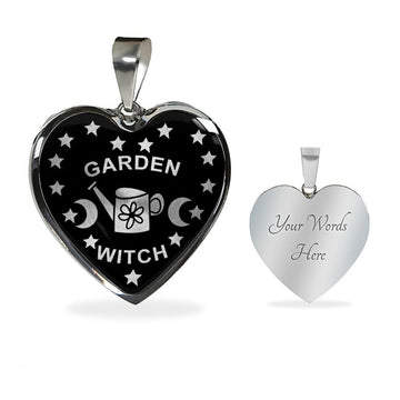 Garden Witch Pendant with Necklace