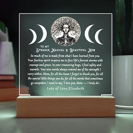 Personalized Triple Moon Magical Mother Night Lamp