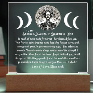 Personalized Triple Moon Magical Mother Night Lamp