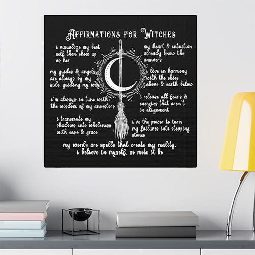 Witch Affirmations Canvas Gallery Wraps