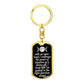 Engraved Keychain Divine Guidance