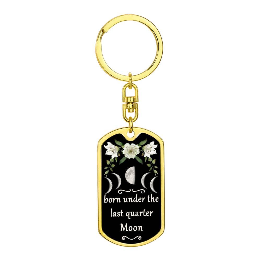 Keychain Custom Moon Phase (Last Quarter Moon)