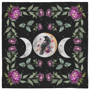 Raven Moon Luxury Altar Cloth