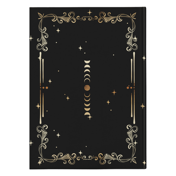 witchy notebook reverse side