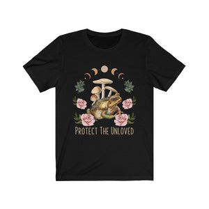 Protect The Unloved Black Unisex Jersey Short Sleeve Tee
