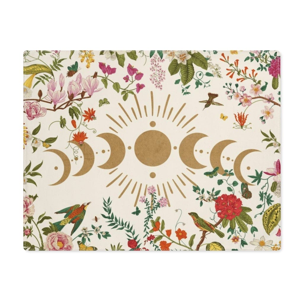 Floral Moon Tarot Mat