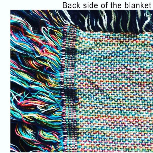 The Cosmic Besom Woven Blanket/Tapestry