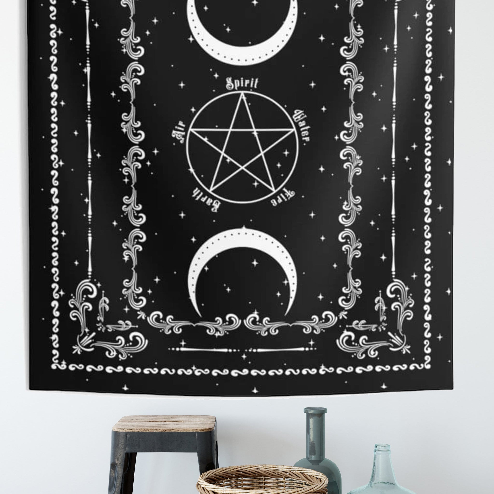 Pentacle Spirit Witch Tapestry