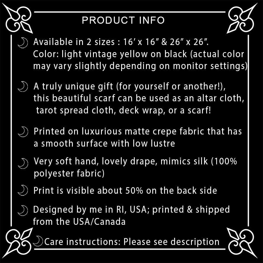 Altar Cloth Zodiac Cancer Product Info