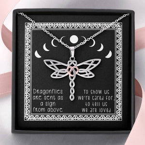 Dragonfly spirit necklace
